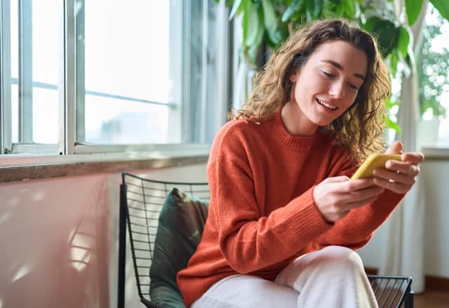 woman checking Ada medical library