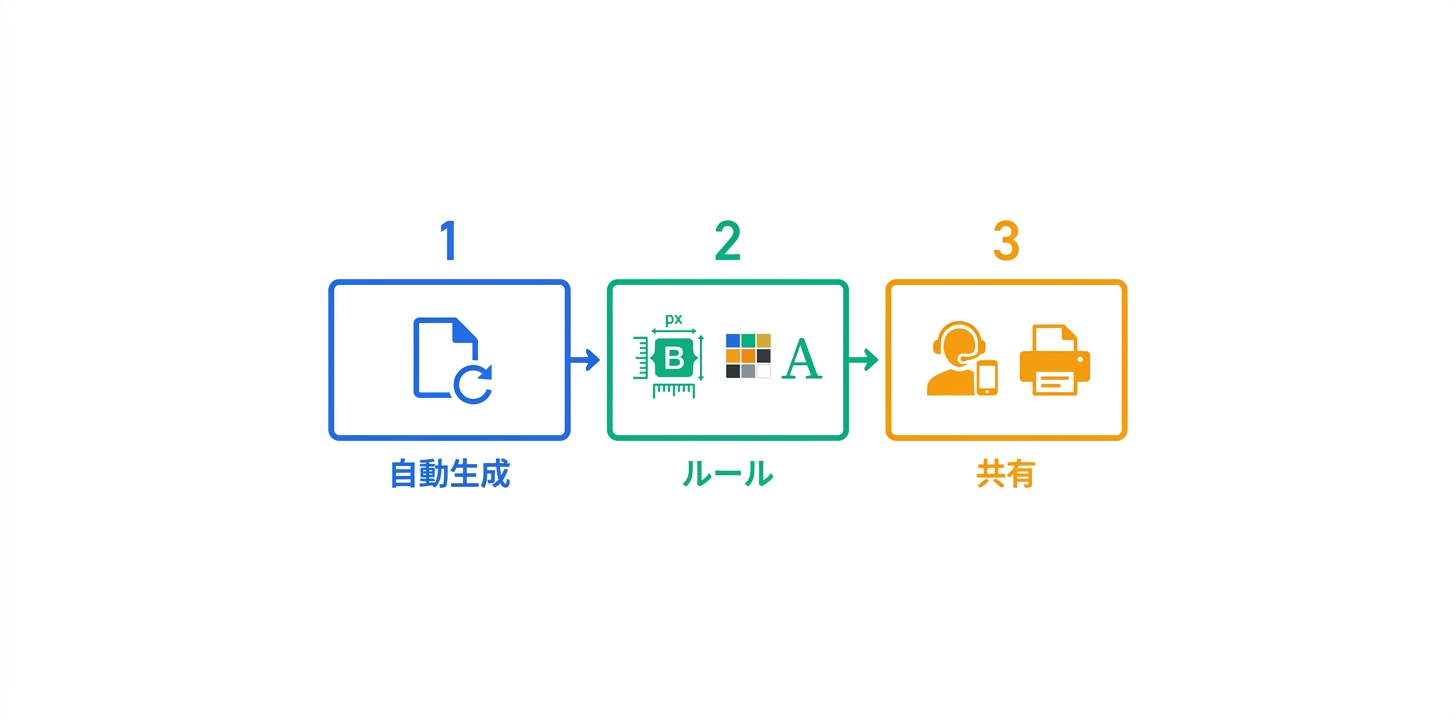 ブランドガイドラインの自動生成