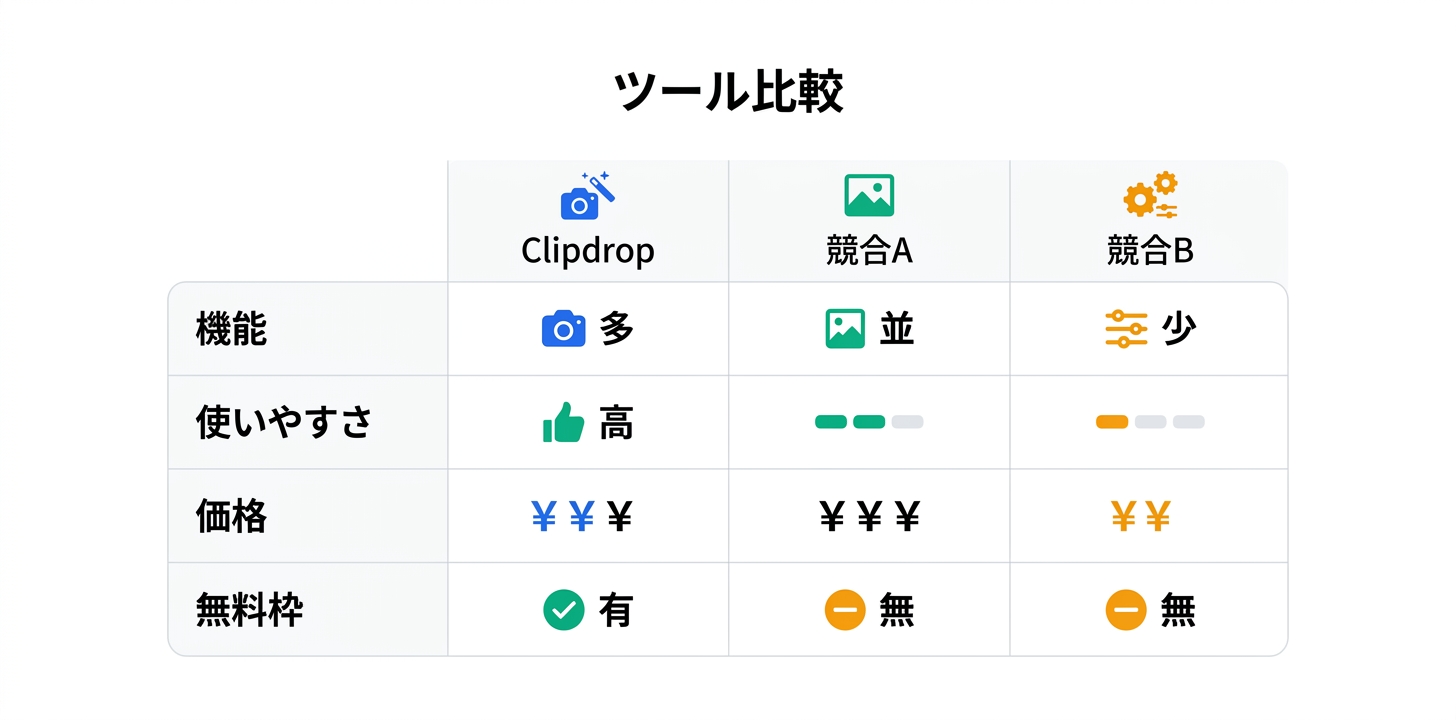 競合サービスとの比較