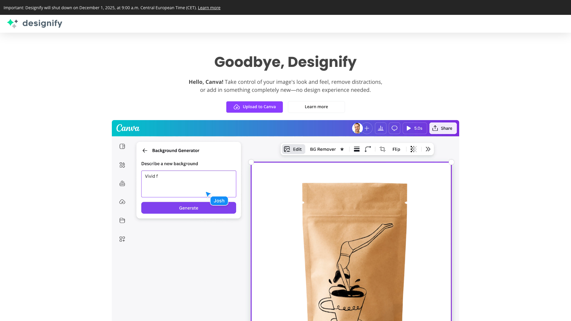 Designifyの公式サイト