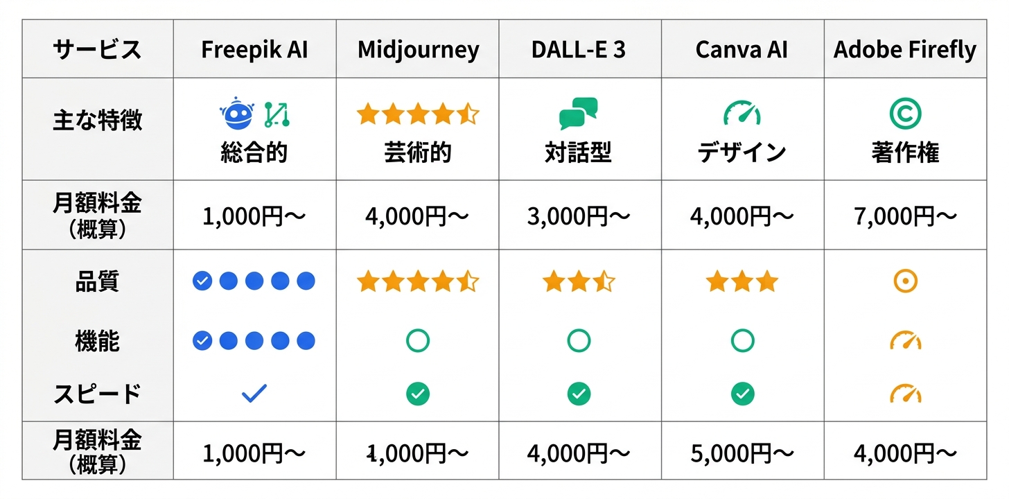 競合ツールとの比較