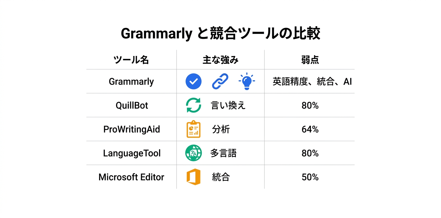 競合ツールとの比較