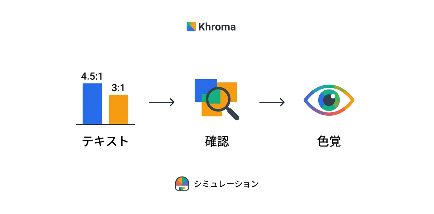 Webアクセシビリティとカラー選定