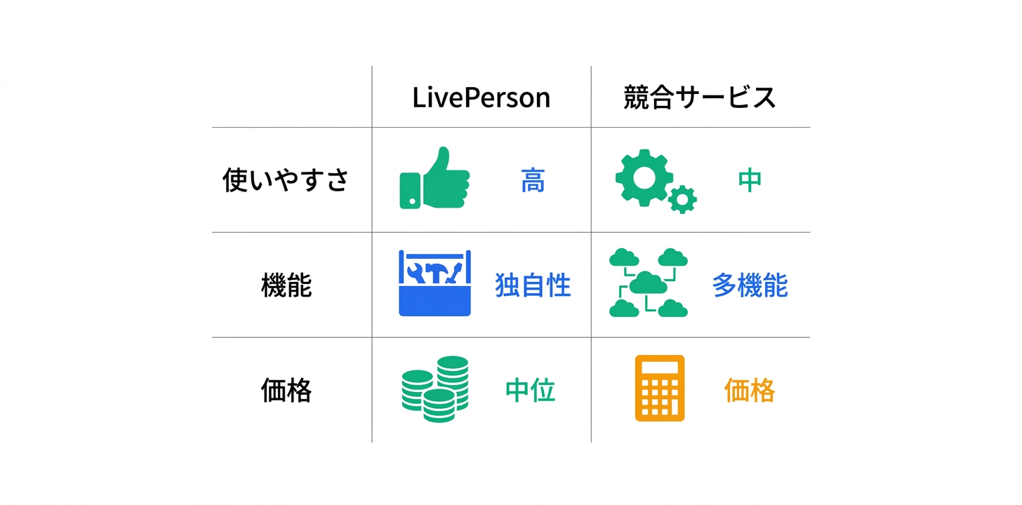 競合サービスとの比較