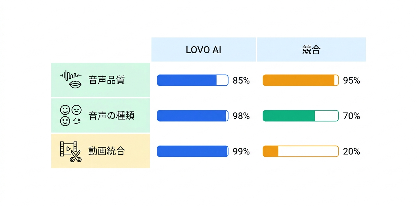 競合ツールとの比較