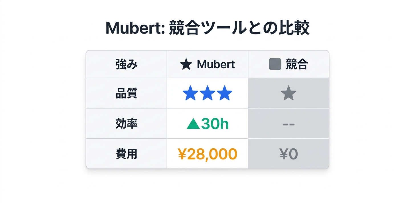 競合ツールとの比較