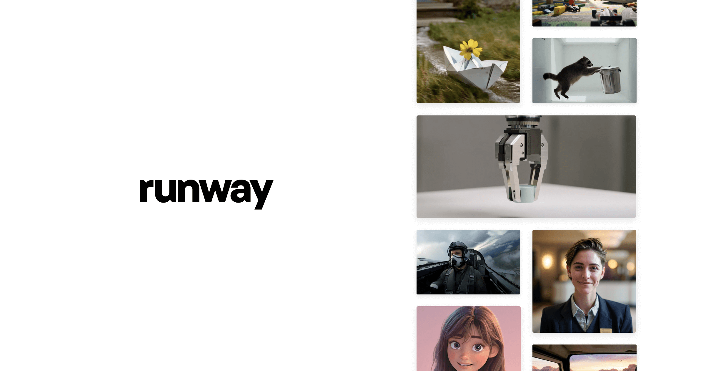 Runwayの画面