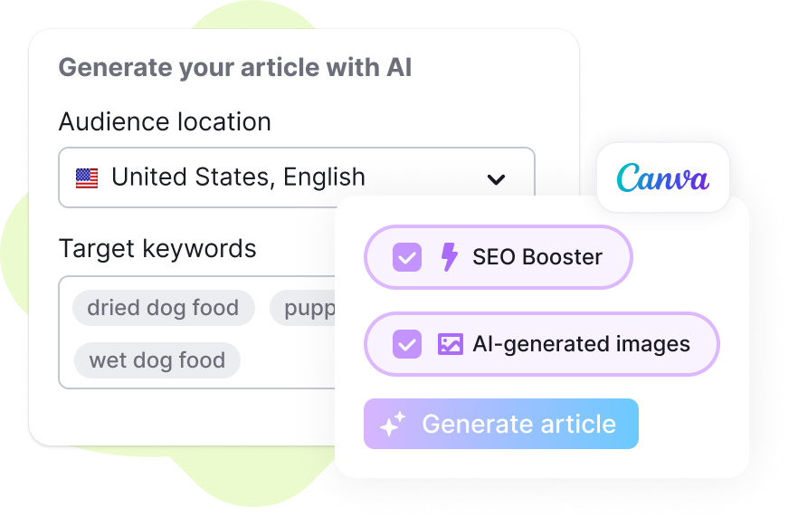 SEMrush ContentShake AIの画面