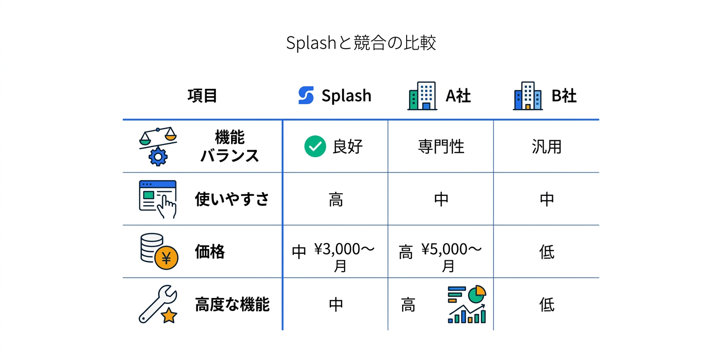 競合サービスとの比較