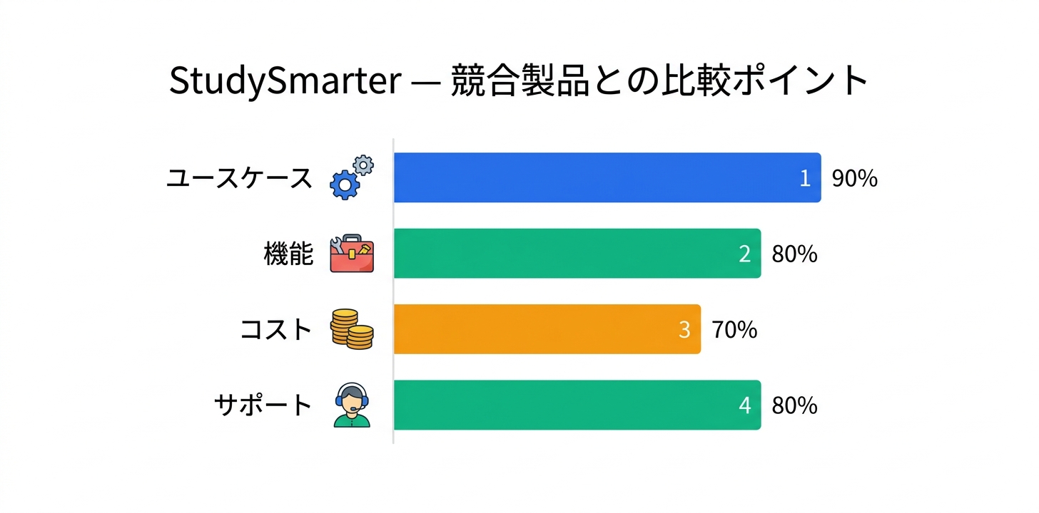 競合製品との比較ポイント
