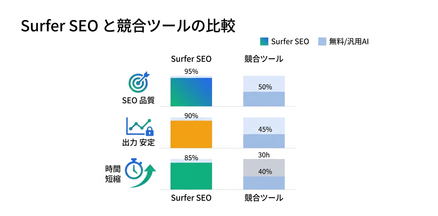 競合ツールとの比較