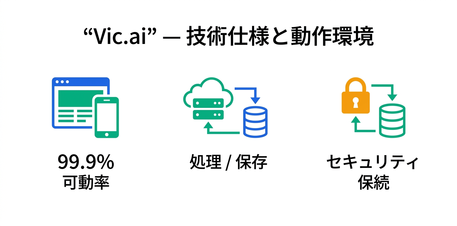 技術仕様と動作環境