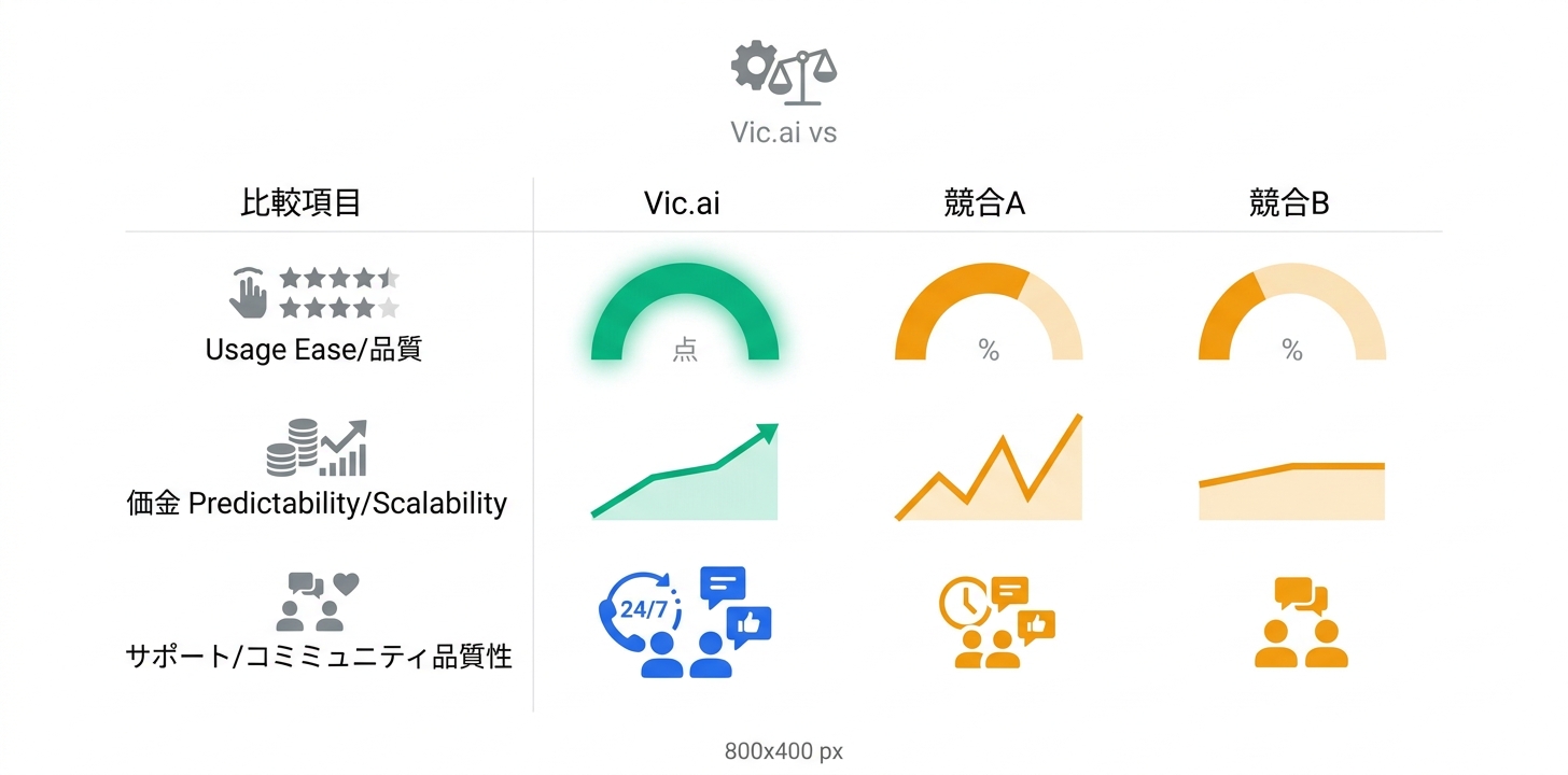 競合製品との比較ポイント